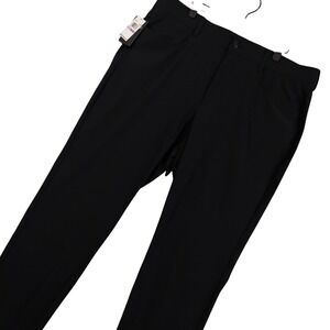 Callaway Golf Pants Men 38x32 Caviar Black Stretch Waistband CGBSE0T3 NEW